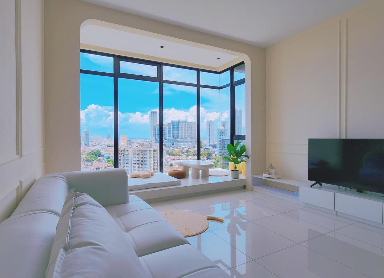 Skypool With Seaview 8Pax Beacon Executive Suites - Georgetown City Centre - 3Km To Komtar ภายนอก รูปภาพ